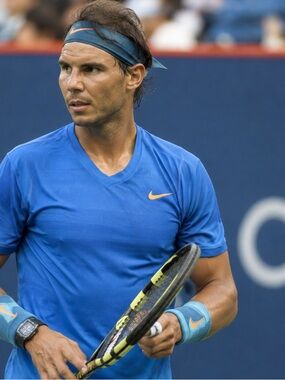 Nike Rafael Nadal “¡Vamos Rafa!” Dri-FIT Tennis Shirt – Blue – Rare